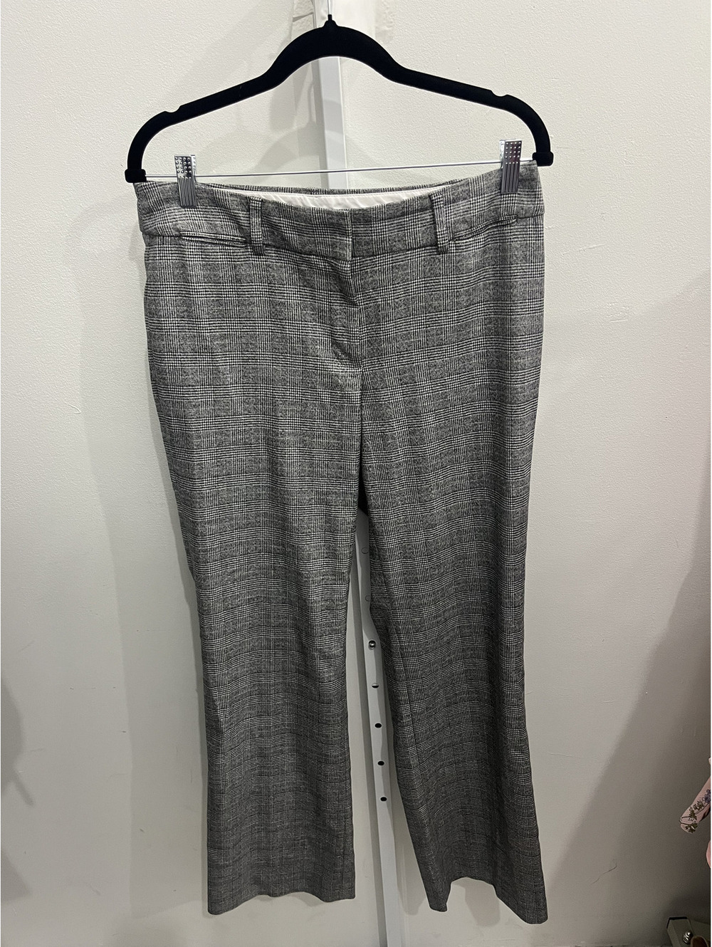 LOFT Plaid Julie Trouser